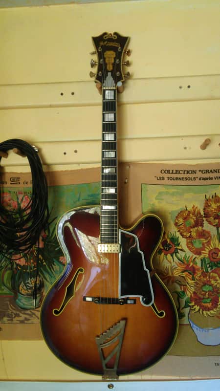 1954 D'Angelico Excel Wine Burst...Dreams Do Come True! image 1