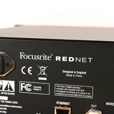 Focusrite RedNet 5 Pro Tools HD to Dante Network Bridge CG01ZXF image 10