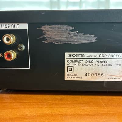 Sony Cdp-302es CD Player. Elevated Series. With REMOTE! See Video. image 9