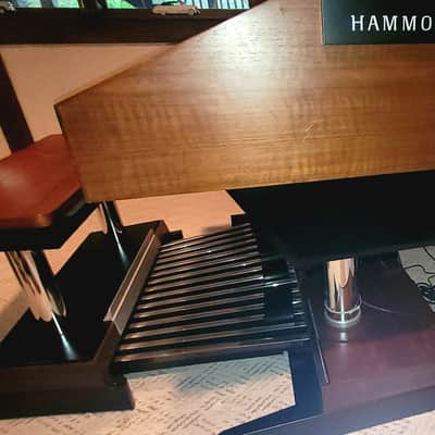 HAMMOND X-66 Organ in MINT, W/122 LESLIE w/Auto-Vari 64 drum machine all mint/w/video image 9