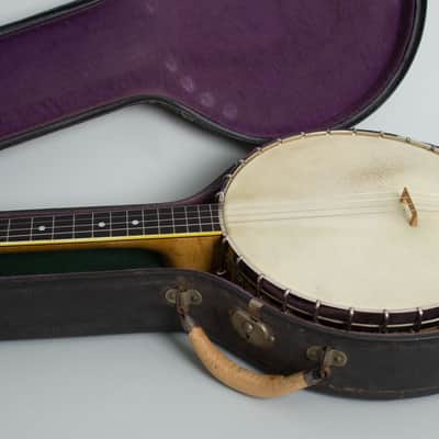 Vega Little Wonder Tenor Banjo (1922), ser. #54512, original black hard shell case. image 16