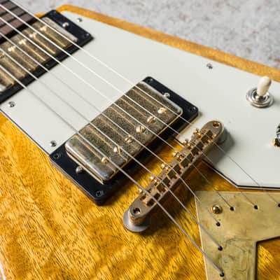 Echopark Flamed Korina Flying V Albert 58 Custom image 13
