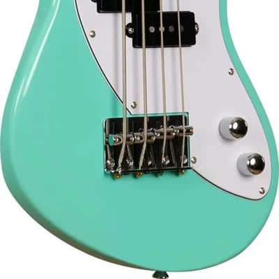 Kala Solid Body 4-String Electric U-BASS, Laurel Fingerboard, Surf Green image 2