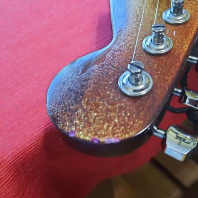 Logtown Guitars Custom Strat Style 2020 Tobacco/Rootbeer Gold Burst Lightning, image 18