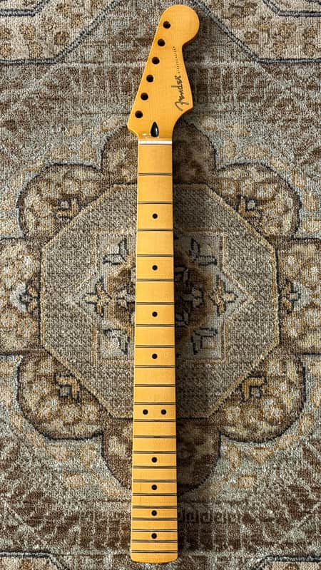 Fender Sub-Sonic Baritone Stratocaster Neck, 22 Medium Jumbo Frets, Maple image 1