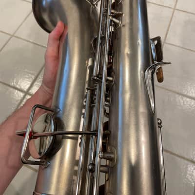 Beautiful 1913 Early Buescher True Tone Baritone Saxophone High Pitch (Serviced and Ready to Play) image 14