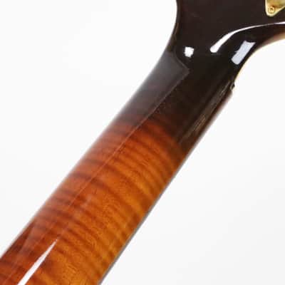 1973 Carl Barney No. 14 7-String Archtop Electric Acoustic Jazz Guitar Dark Sunburst Vintage Original Rare Early Production Made for Bucky Pizzerelli w/ Original Hard Case image 21