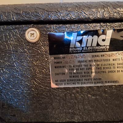 Vintage 1986 KMD GS45B 45W Bass Combo - Made in England image 10