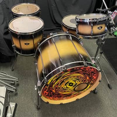 Tama Superstar Hyperdrive 5pc Drum Set - Dark Desert Burst image 12