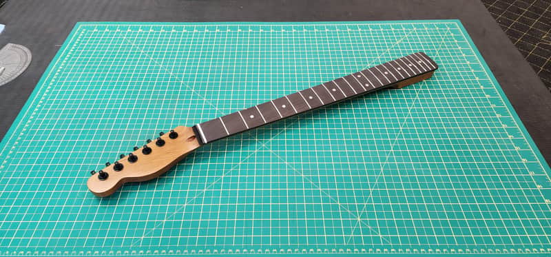 Carparelli Locking Loaded Left Handed or Reverse Headstock T-STyle Neck - Nitro image 1