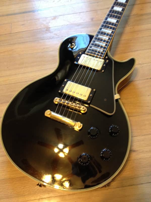 Burny RLC-60 les paul custom 1982 Lawsuit museum quality ohsc image 1