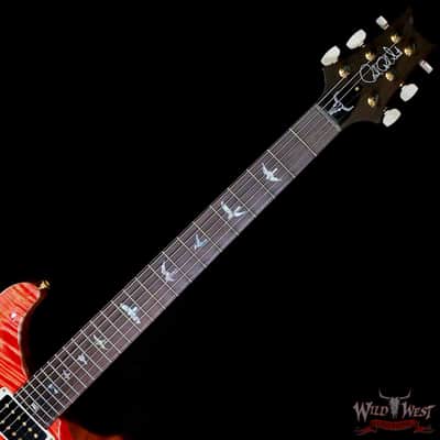 PRS Wild West Guitars 25th Anniversary Limited Run Wood Library Artist Package Custom 24 Piezo Salmon (Private Stock Color) 8.50 LBS (US Only / No International Shipping) image 4