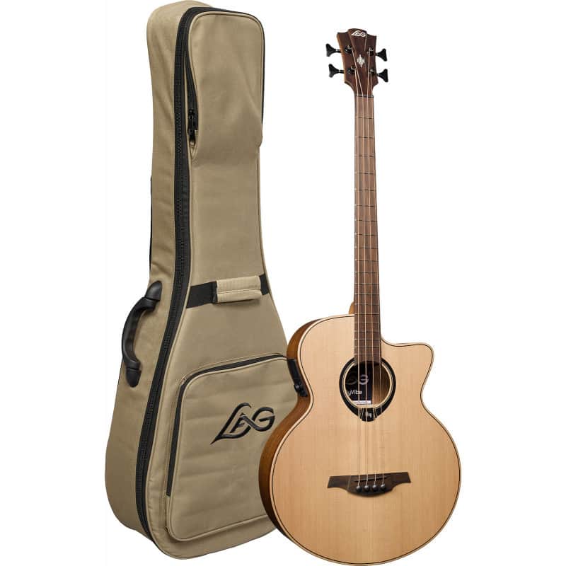 Lag HV10BCE | Acoustic / Electric Smart Bass with Bag. New with Full Warranty! image 1