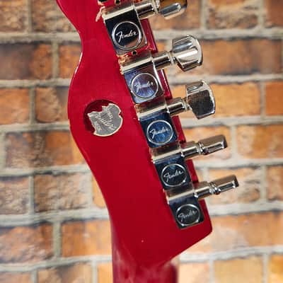 Fender American Telecaster Medallion Partscaster Trans Red Custom Shop Pick Ups image 3