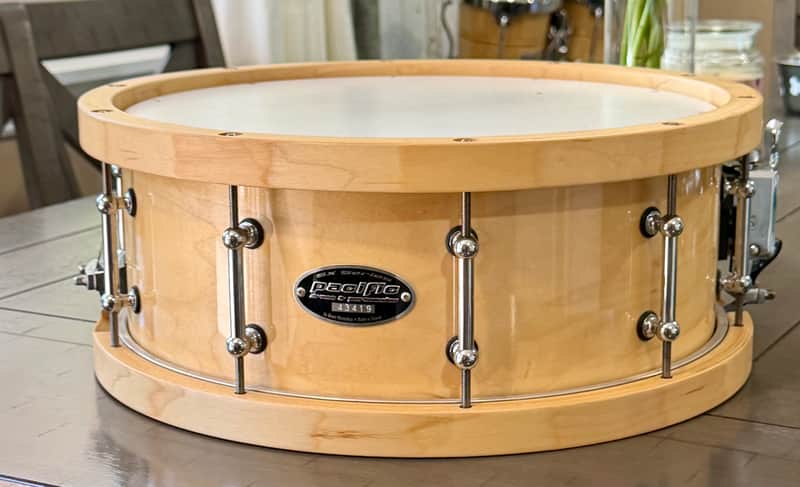 PDP / Pacific 5.5x14 wood hoop snare drum - Natural image 1