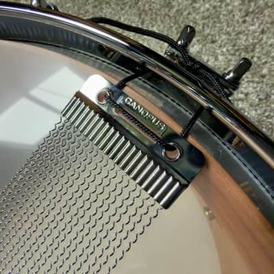 2026 Like-New: Canopus hollowed out Zelkova 14x5 snare, with new Japan-only semi-hard Canopus case, extras image 8