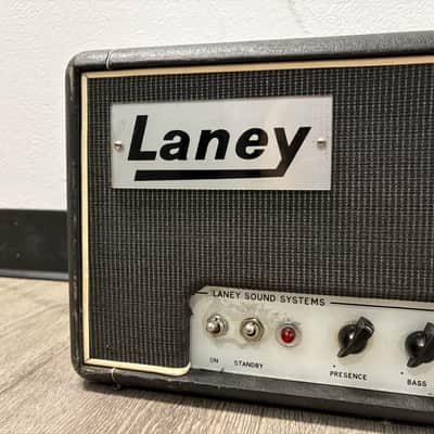 Laney pre supergroup all tube lead head rare 60s - grey rare image 6