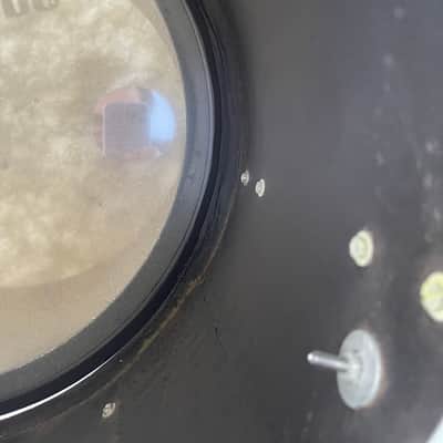 Fibes Bass Drum 22x14 Early 70s - Brass image 8