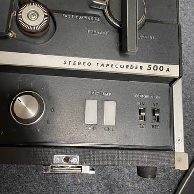 Sony TC-500A Reel Tape Player Recorder w/Speakers image 9