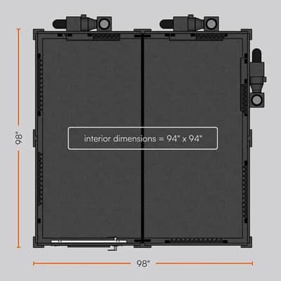 Whisper Room SE2000 Series MDL 9696 S 8X8 Vocal Isolation Sound Booth Single Wall image 6