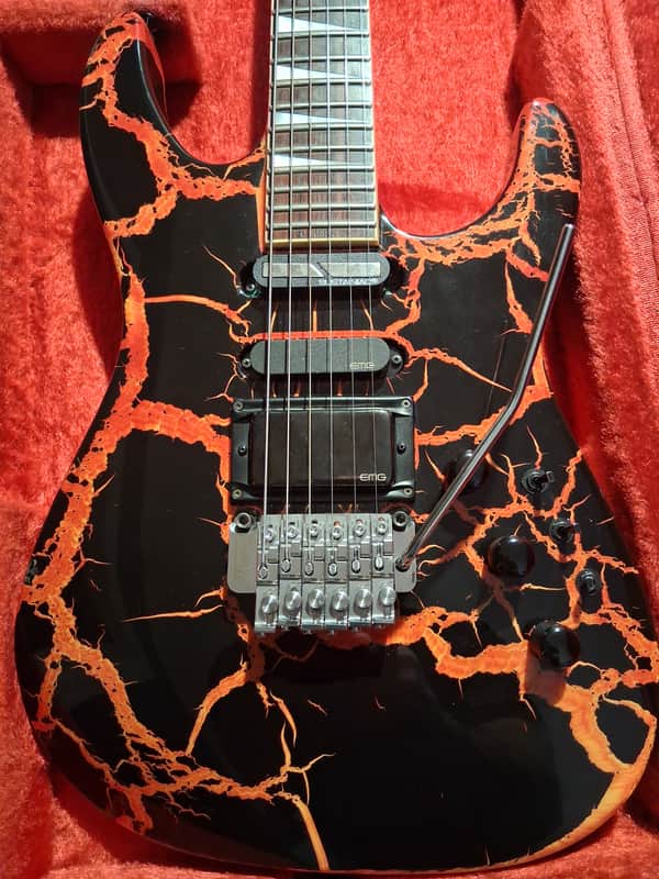 Charvel Model 6 1989 - Lava crackel image 1