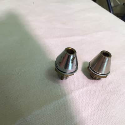 Ludwig Partial Baseball Bat Muffler parts TWO ….1950s-1960s - Chrome image 2