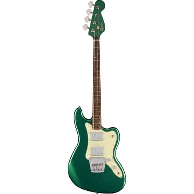 Squier Paranormal Rascal Bass HH Laurel Fingerboard Mint Pickguard - Sherwood Green image 3