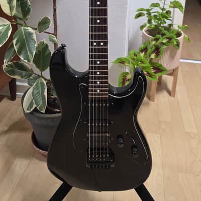 1986 Charvel Model 3 Limited Edition NAMM Black Japanese Ash Body with Color-Matched Painted Neck MIJ Japan Special Edition for 1987 by Charvel-Jackson Pre-Fender era Vintage 80s 1980's Super Strat HSS Guitar USA Kahler American Jackson Pickups image 2