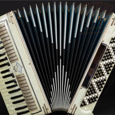 Accordion Noble 41/120/III/5/1 MT white used image 4