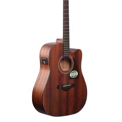 Ibanez Artwood AW54 Ac El Guitar Open Pore Natural image 8