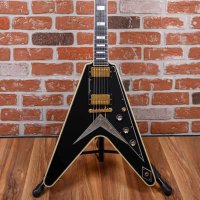 Gibson Custom Art & Historic Flying V Custom “One of The forty” Ebony 2002 w/OHSC image 4