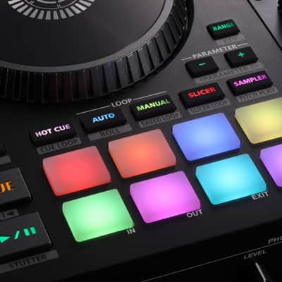 Roland DJ-707M 4-Channel DJ Controller for Mobile DJs w Drum machine , Effects , Vocal FX & Extra Features image 8