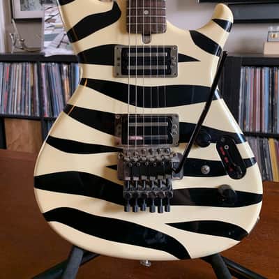 Aria Pro II RS INAZUMA-V 1984 Zebra Stripe | Reverb