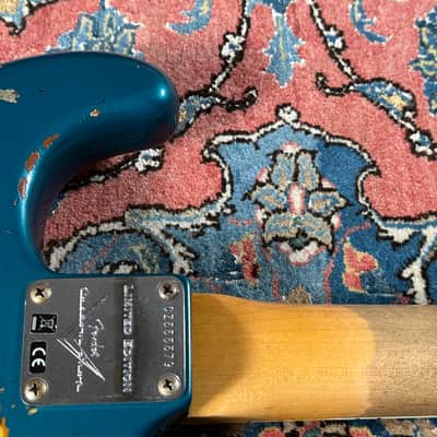 Fender Custom Shop '67 Heavy Relic Stratocaster 2021 Ocean Turquoise over sunburst image 18