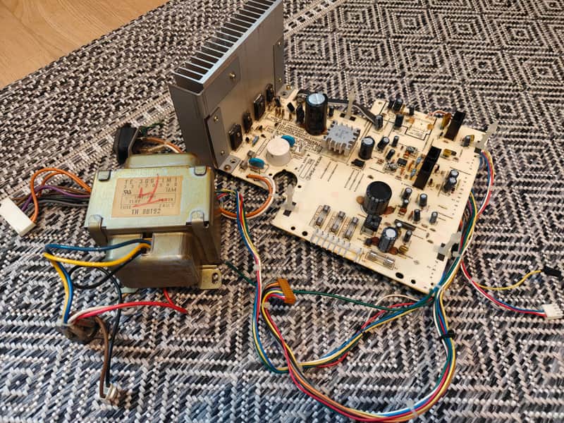 Casio FZ-10m Power Supply working + transformer + heatsink image 1