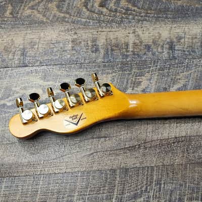 MyDream Partcaster Custom Built - Metallic Gold Lollar P90 50s Wind image 9