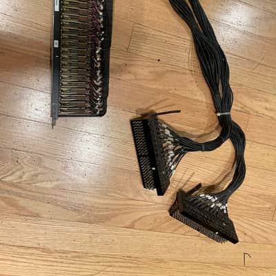 Switchcraft 48 point TRS patchbay x2 with Christmas Trees TRS 1980s - Black image 8