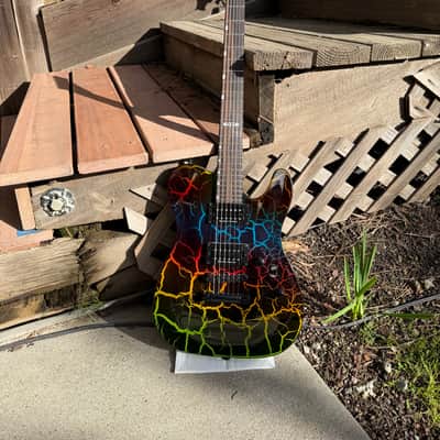ESP LTD Eclipse '87 NT 2021 - Present - Rainbow Crackle image 1