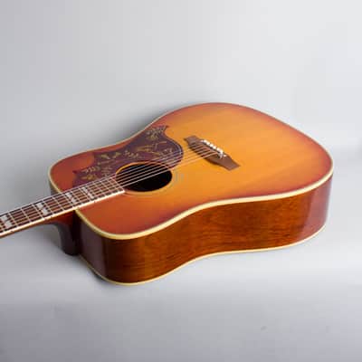 Gibson Hummingbird Flat Top Acoustic Guitar (1962), ser. #82242, original black hard shell case. image 7