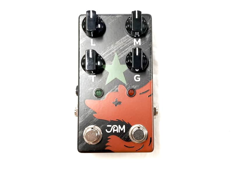 Used JAM Pedals Red Muck Bass Fuzz Guitar Effects Pedal image 1