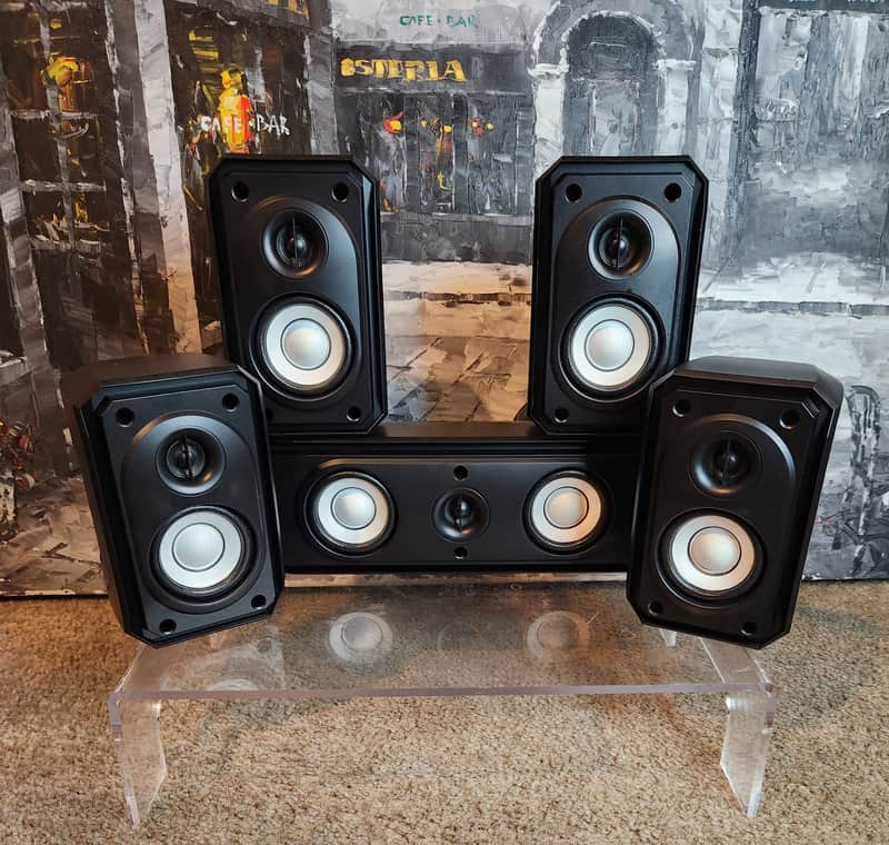 Yamaha Set off 5 Yamaha NS-AP2600S(BL) 90s - Black | Reverb