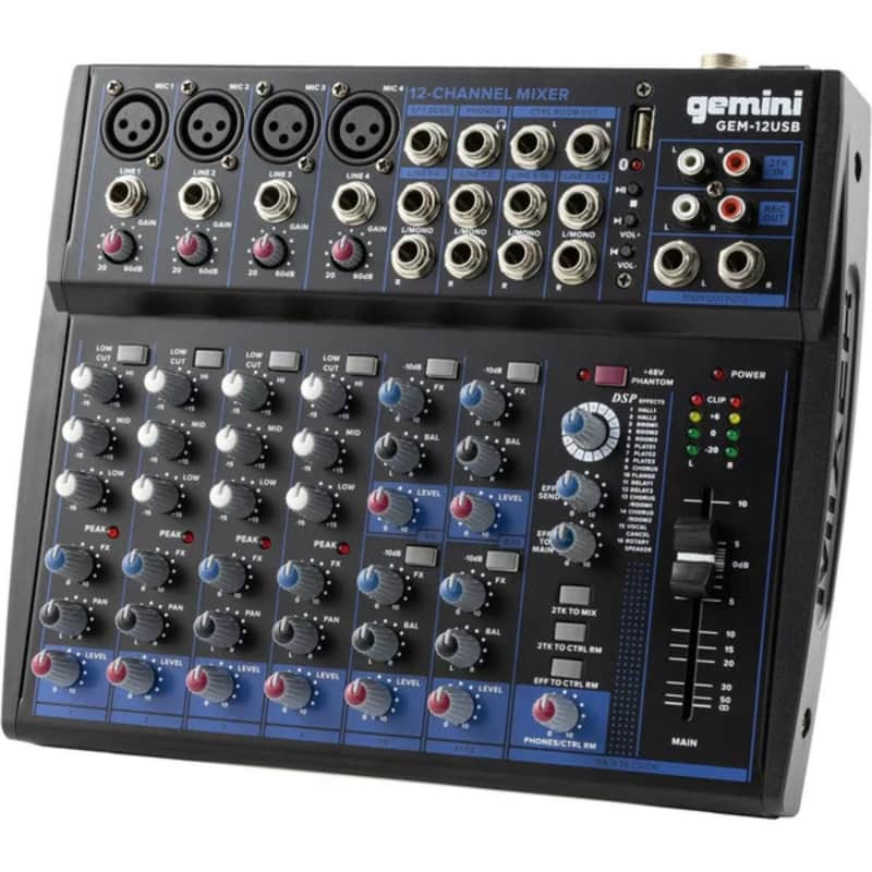 Compact 12 Channel Bluetooth Mixer image 1