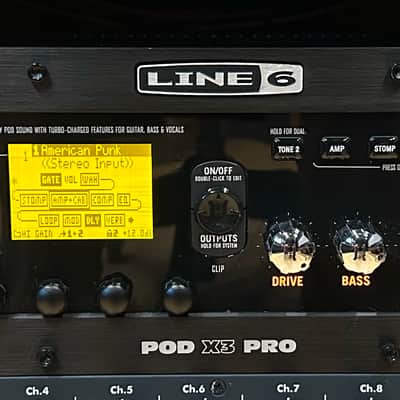 Line 6 POD x3 Pro Rackmount Multi-Effect and Amp Modeler | Reverb