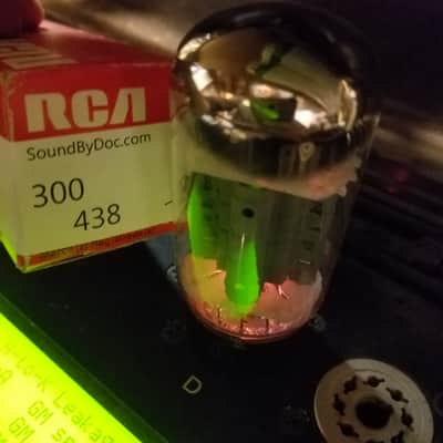 Sylvania 8417 tNOS AT1000 TESTED Vacuum Tube dual top getter hi-fi beam power pentode 1963-1978 image 3