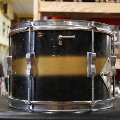 1960s Ludwig 9x13 Club Date Tom in Black and Gold Duco image 3