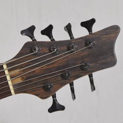 Antonio Tsai 7 String Bass/Guitar 2016 Mexico Bocote Abalone image 5