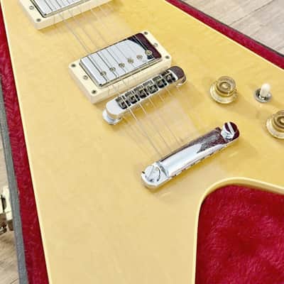 1988 Gibson Flying V “The V” – USA – Natural 1958 Style Finish – Shaw Pickups – Original Case image 7