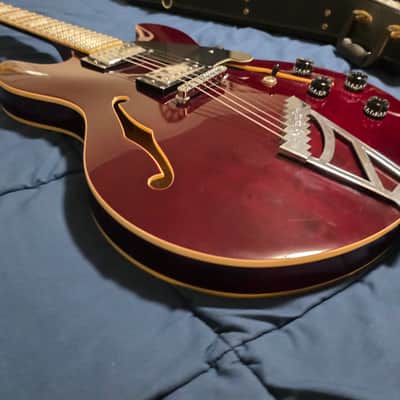 D'Angelico Premier Series DC - Trans Wine Red image 7