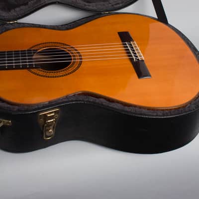 Hernandis  Grade #2 Classical Guitar (1973), ser. #0805, black tolex hard shell case. image 13