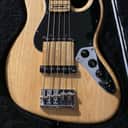 Fender American Deluxe Jazz Bass V Ash with Maple Fretboard 2013 - Natural